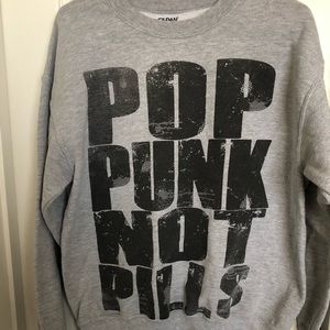 Pop Punk Not Pills sweatshirt